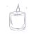 přírodní svíčka Celestial