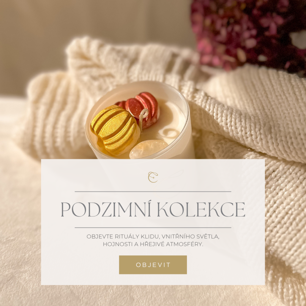 přírodní podzimní vůně a svíčky Celestial